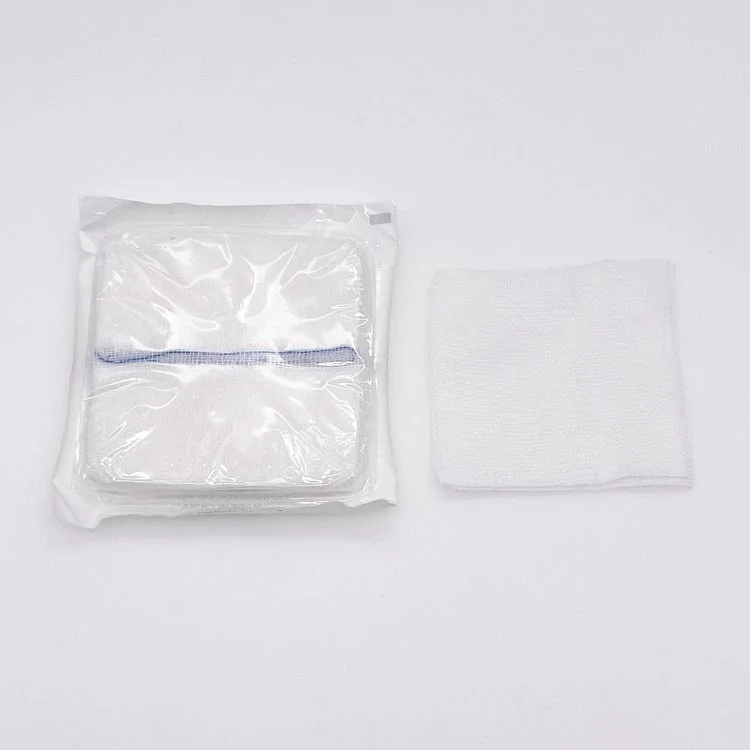 10x10cm Surgical Medical Sterile Softness Absorbent Pads Dressing Dental Compresses Gauze Swab
