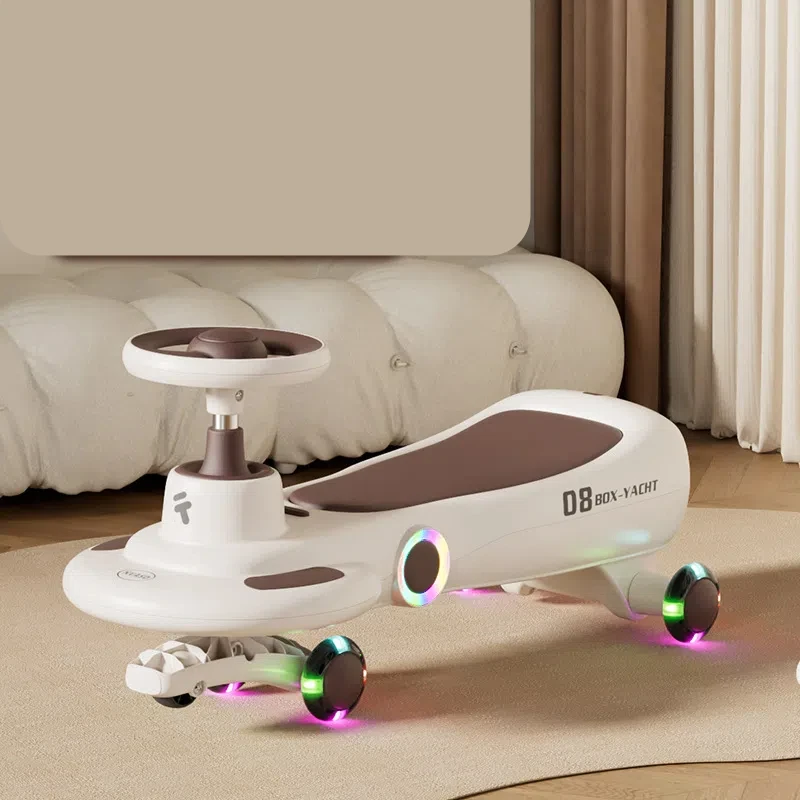 Baby Swing Car Ride On Toys Vehicle Baby Scooter Wiggle Swing Car And Twister Car With Music And Light For Kids