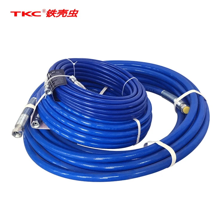 TKC Flexible nylon high pressure airless paint spray hose for painting sprayer hose
