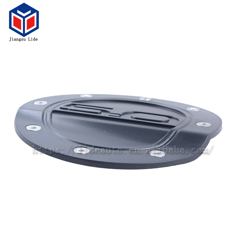 Black Fuel Door Fuel Tank Cover with 5.0 Logo For 2015-2018 Mustang GT