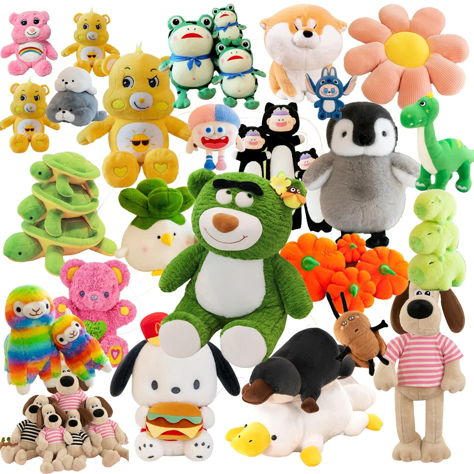 Cute camel pendant plush toy cartoon Dunhuang desert camel doll key chain plush toy
