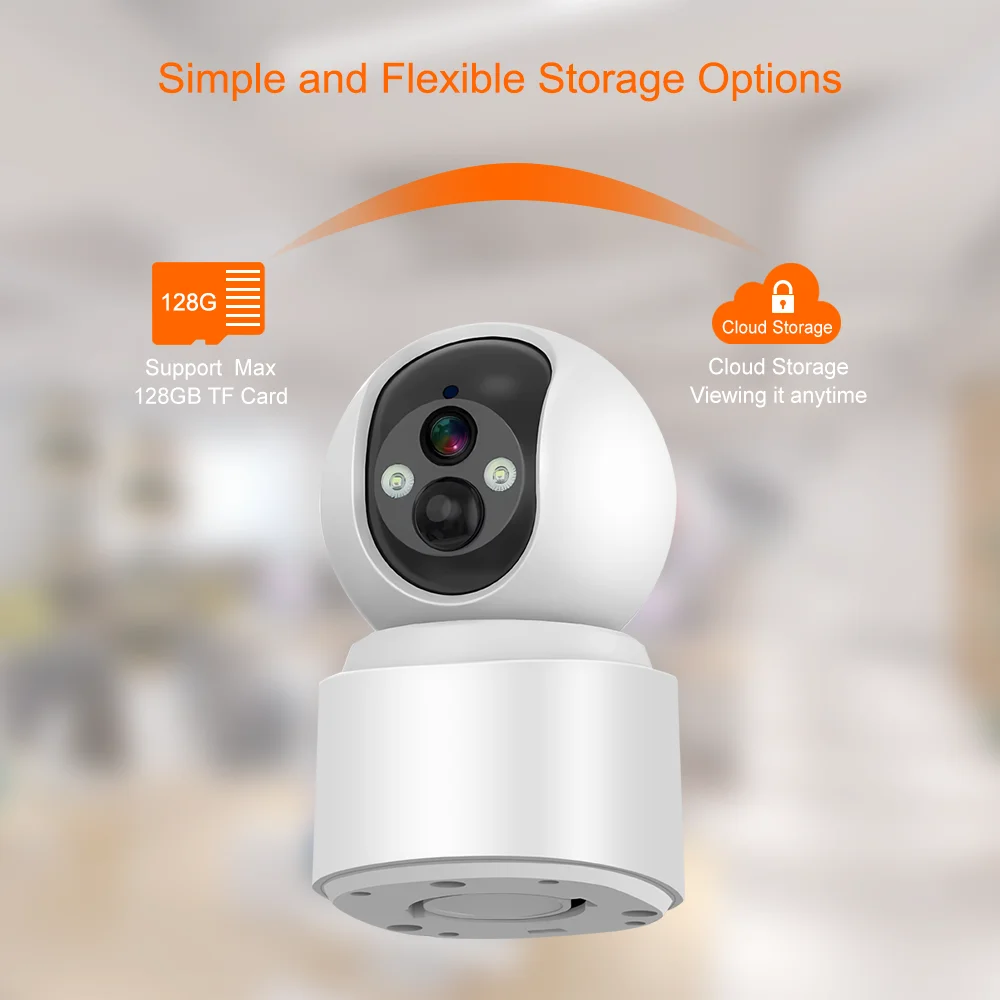 manufacturer wireless wifi large capacity battery security camera indoor