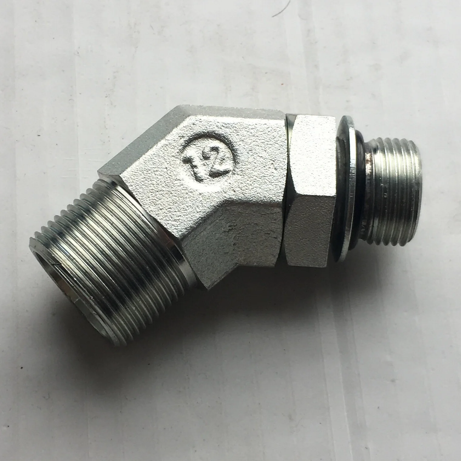 Parker Hydraulic compression tube adapter hose fittings carbon steel equal elbow 45 Degree Elbow Pipe Fitting