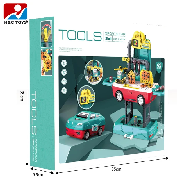 Simulation depot repair tool toys mini workbench set toy kids activity tools toy pretend play HC562977