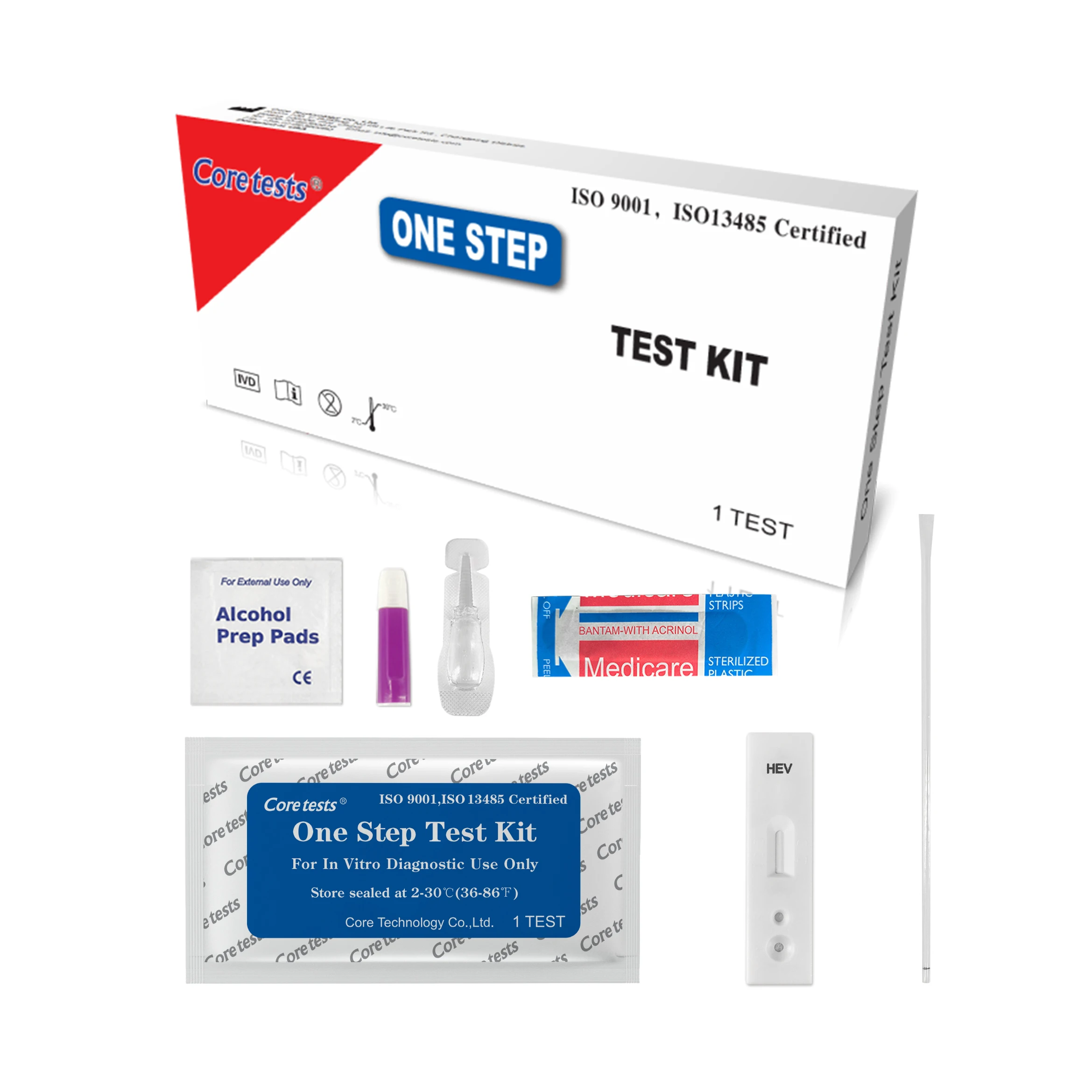 Infectious Disease Diagnostic Kit Rapid Test Device Hiv 1+2 Antigen Rapid Test Kits