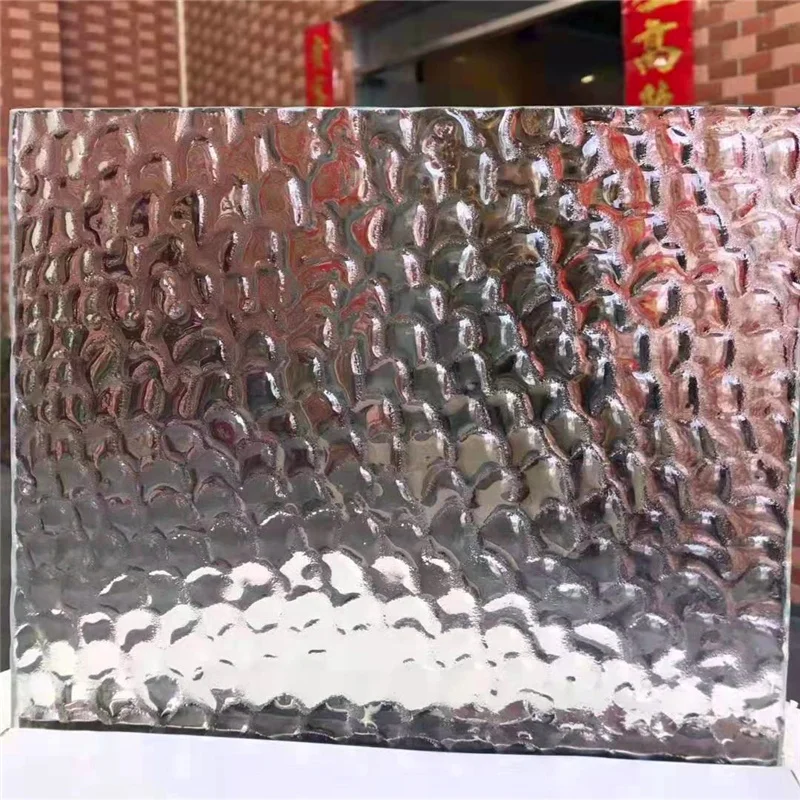 Novel design crystal three-dimensional artistic tempered glass used for partition screen decoration