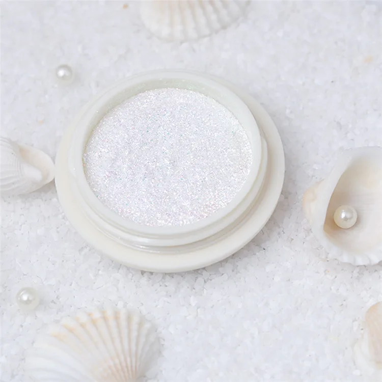 Mermaid Pearl Nail Powder Aurora Mirror Rub Chrome Pigment Powder Manicure Gel Polish Dust Nail Art Decoration