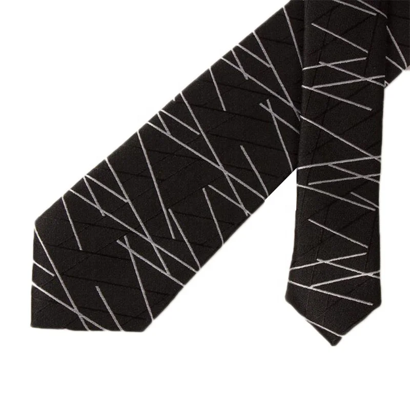 high quality formal striped dot floral polyester business neckties for adults