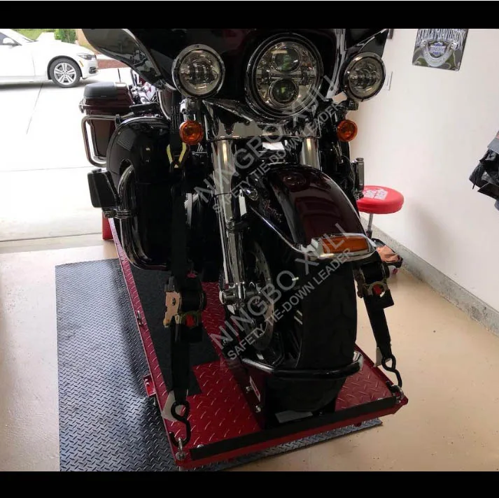 50mm 1500kg automatic lashing belt retractable ratchet ti down strap with doule J hook