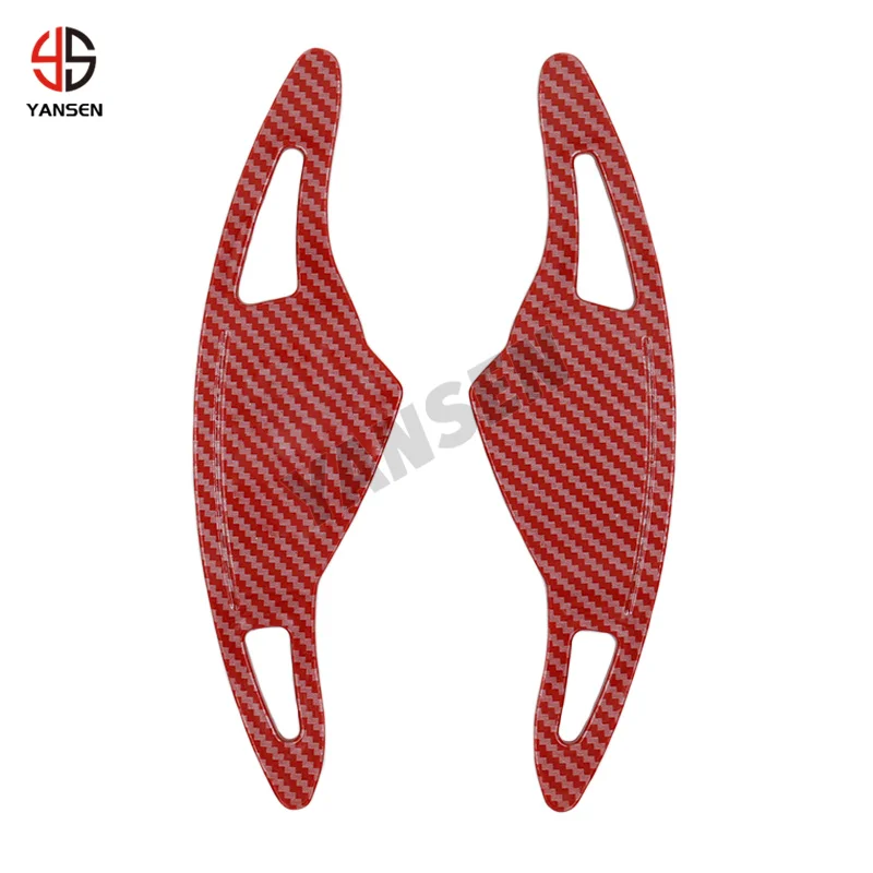 Car Steering Wheel Shift Paddle Extend Shifters Sticker For Skoda 2020 Octavia A8 MK4 ENYAQ IV RS VRS 2021 Karoq Kodiaq