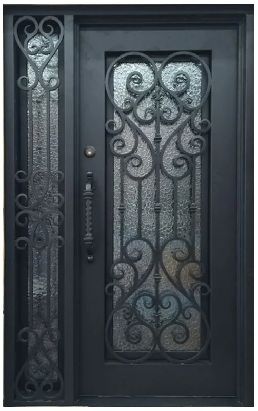 Factory Wholesale Golden Supplier Iron Door With Turkey Iron Doors