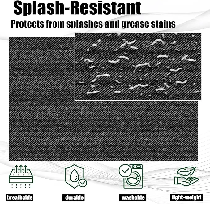 Custom Printed Logo Kitchen Cooking Chef Apron For Nail Techs Customized Salon Barber Work Waitress Apron