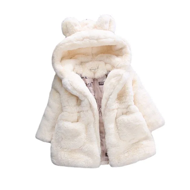 OEM/ODM 90-140 см осень и зима новая куртка 3-9 лет Детская из искусственного меха Плотная хлопковая устойчивая к низкой температуре