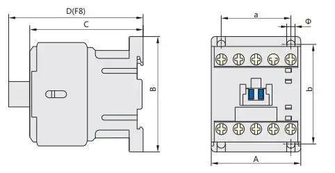 Chint контактор переменного тока NC8-18A 110/400VAC 50/60Hz короткого замыкания защита от перегрузки