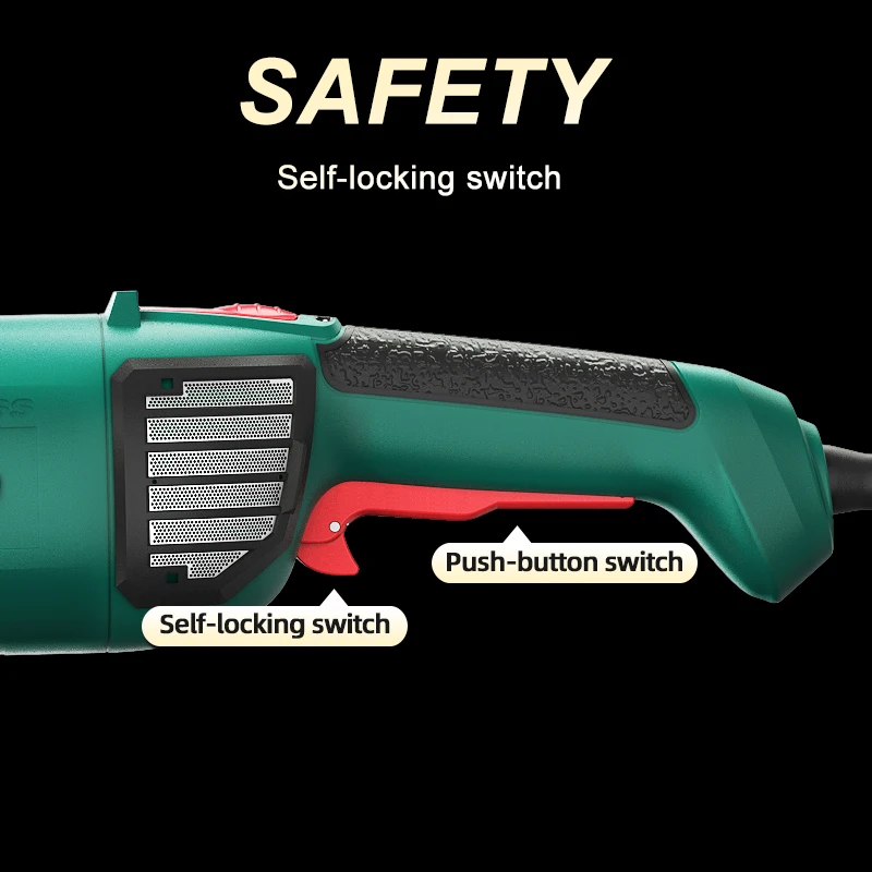 Concrete Cutting CE Quality Corded Electric 230mm Hand Brushless Angle Grinder