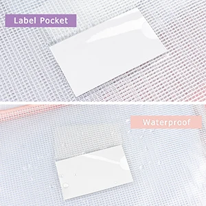 Eco friendly transparent zipper bags plastic can custom zipper bag