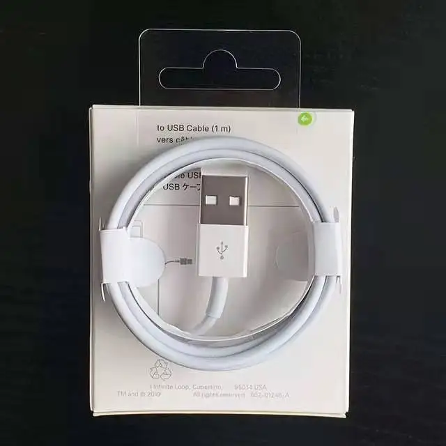 Оригинальный качественный кабель для синхронизации E75 Foxconn 8IC iPhone 2A USB-кабель быстрой зарядки Apple зарядный с упаковкой в