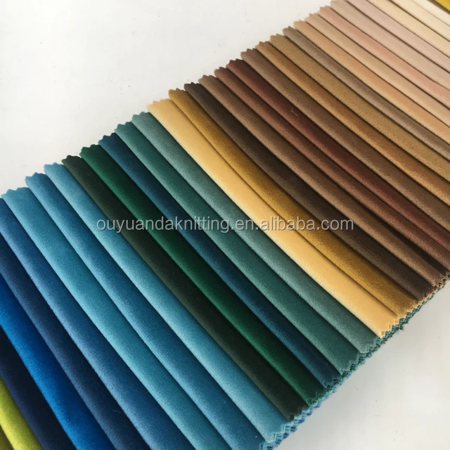 100% Polyester Home Textile Fabric Holland Velvet Sofa Fabric