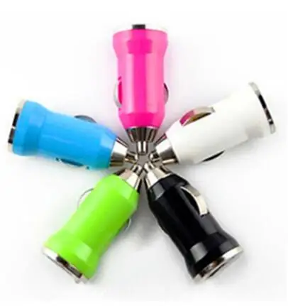 Mini USB Charger Ultra Short Bullet Car Charger with IC Protection