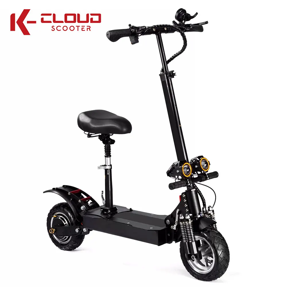 Eu Usa Uk Warehouse 2400W Dual Motor Foldable Two Wheel Mobility Electric Scooter For Sale