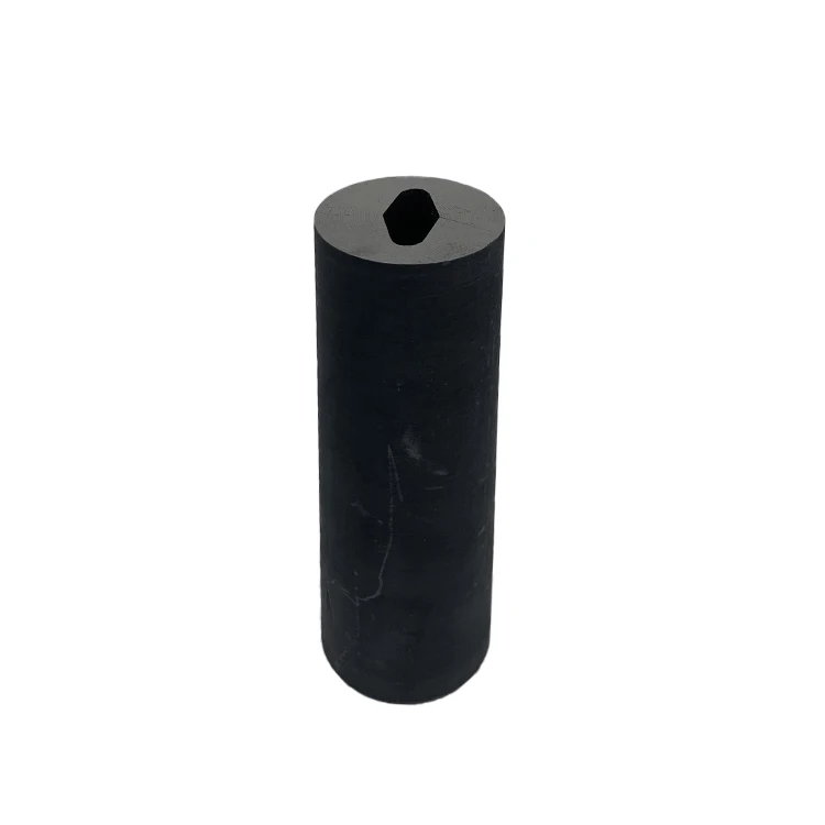 High quality lock head graphite mold for continuous casting of molten metal