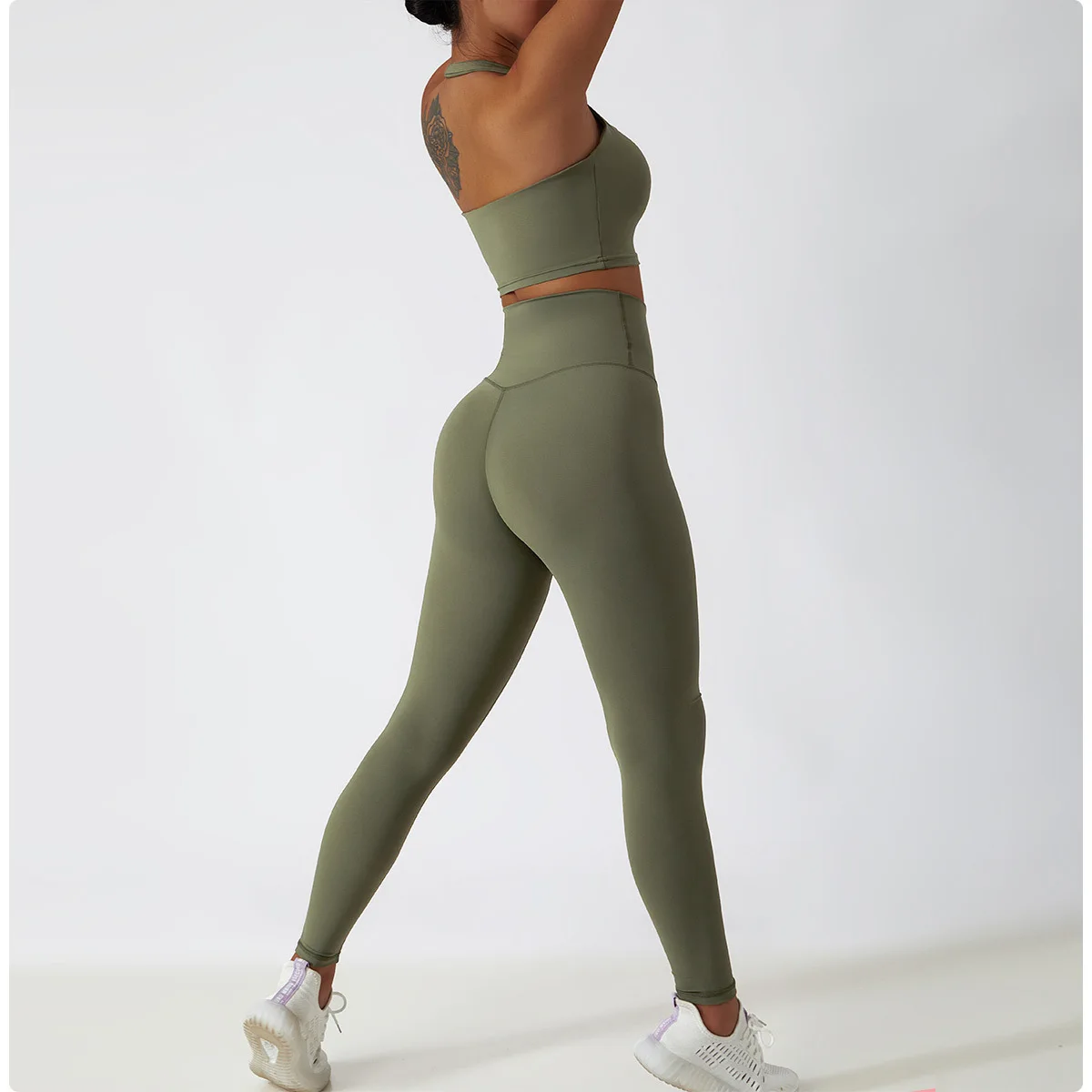 Custom Logo Women Set 3 Pieces Gym Fitness Set Women Sport Yoga Pants Sets 2023