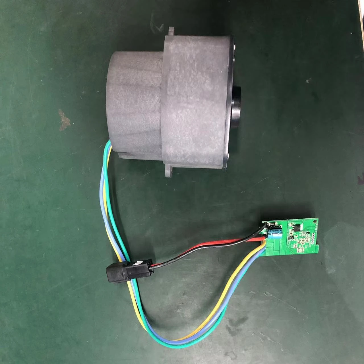 Dual brushes walk behind floor scrubber water suction motor