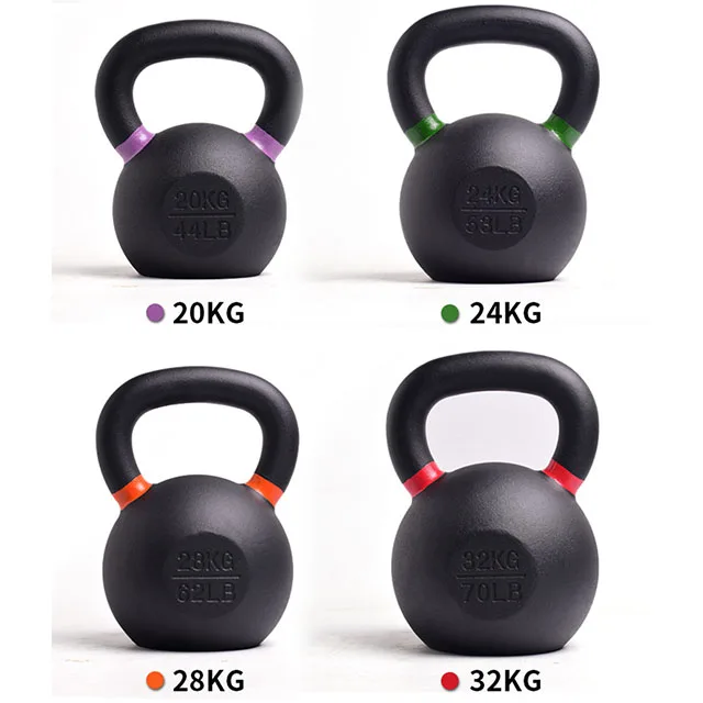factory price powder coated iron kettlebell for gym or home using