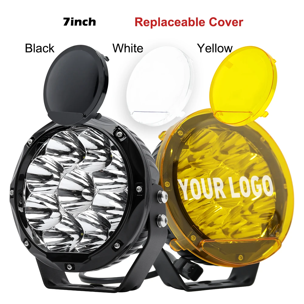 Truck Auto Offroad Round 7Inch 9INCH Searchlight 13000Lm Spot Led Driving Light