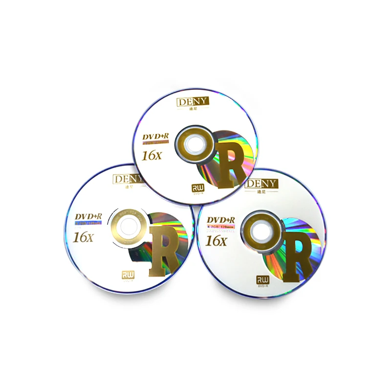 50 shrink wrap package printing dvd disk with 16x manufacture 4.7GB