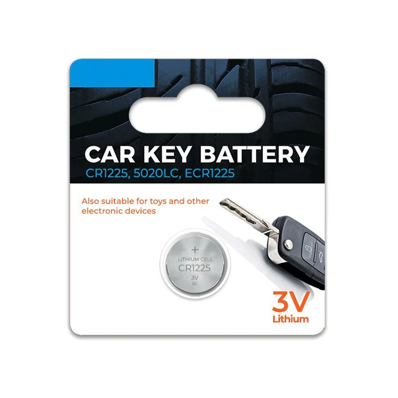 CR1225 50mAh 3V Lithium Button Cell Battery Coin Green Energy  CR2032 CR1616 CR1632 CR2430 CR2025 CR2450 CR2477 CR1620 CE BIS