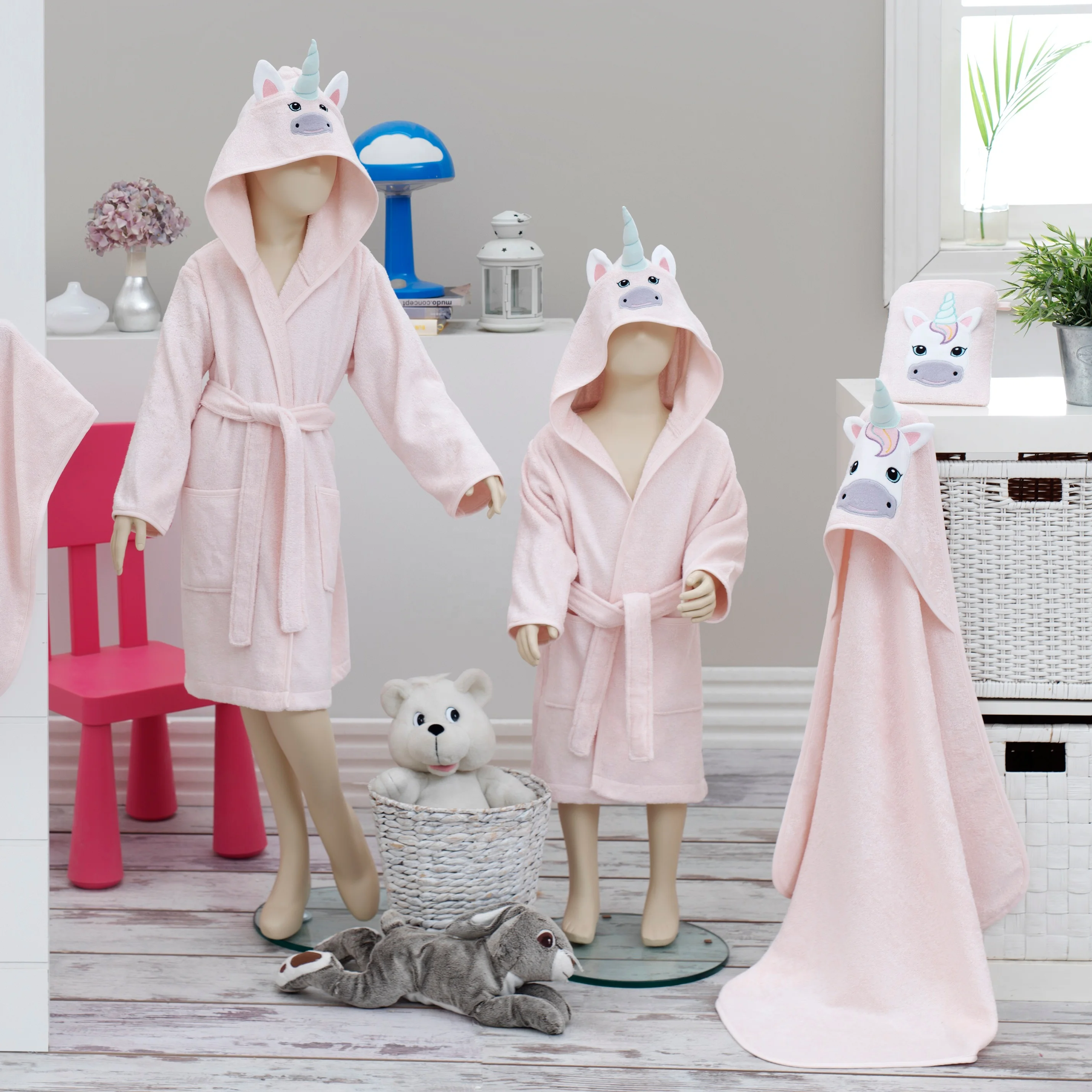 
GOTS Cotton Kids Bathrobes 