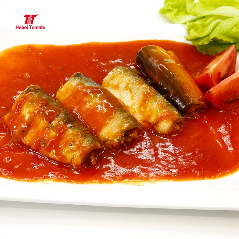 High Quality Manufacture Producer of Canned Mackerel in Tomato Sauce