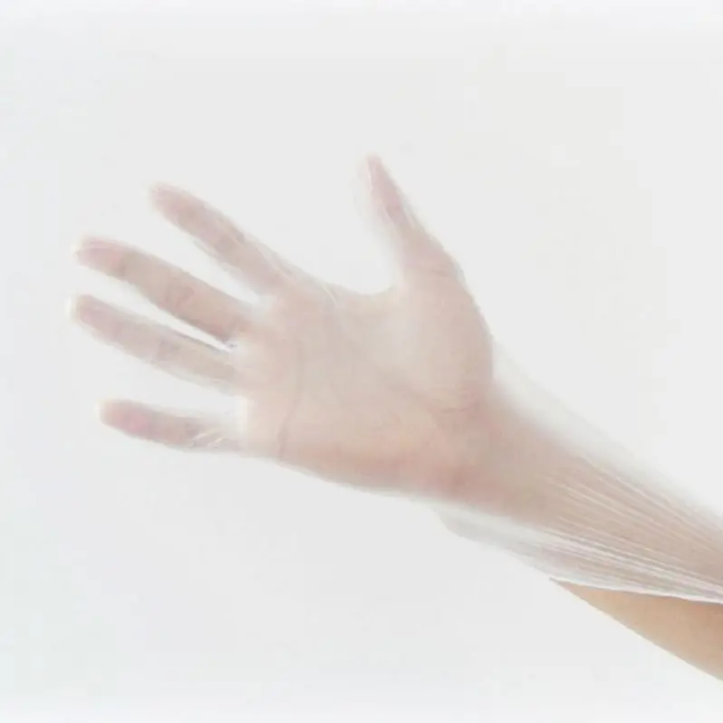 Disposable vinyl gloves