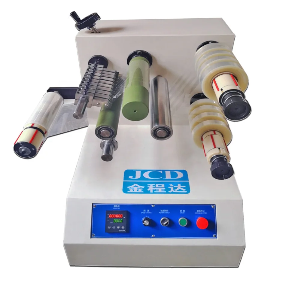 Mini adhesive tapes slitting rewinding machine for small factory start