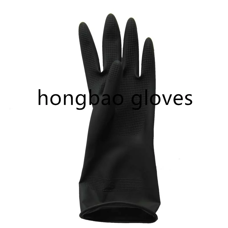 30g black small high quality perm Beauty salons hair waterproof glove latex rubber washing pair  hand cleaning  latex gloves