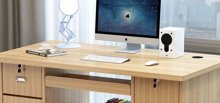 Home Office Table Modern Desktop Computer Table MDF Study Desk