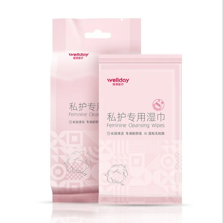 Balanced plant based Feminine Cleansing Wipes Individually Wrapped