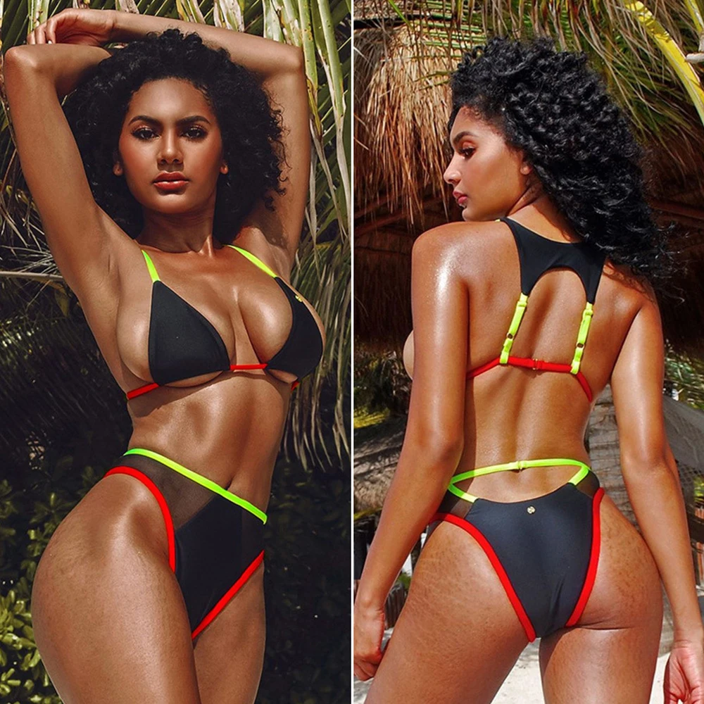 Sling Swimsuits Transparent Custom Manufacturers Women See Through Bikinis