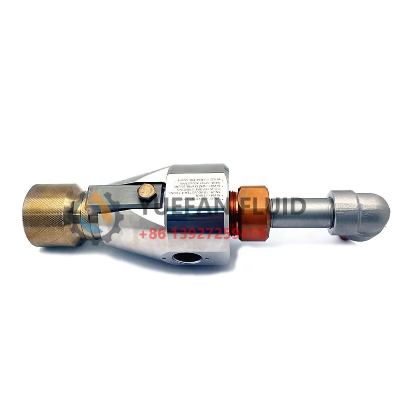 Waterblast Jetting 40K Hand Adjustable Regulator Valve on Fluid End Pump Manifold 53715