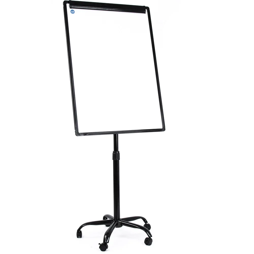 High Quality Magnetic Mobile Flip Chart Easel Whiteboard Stand with Wheels for Meeting Room