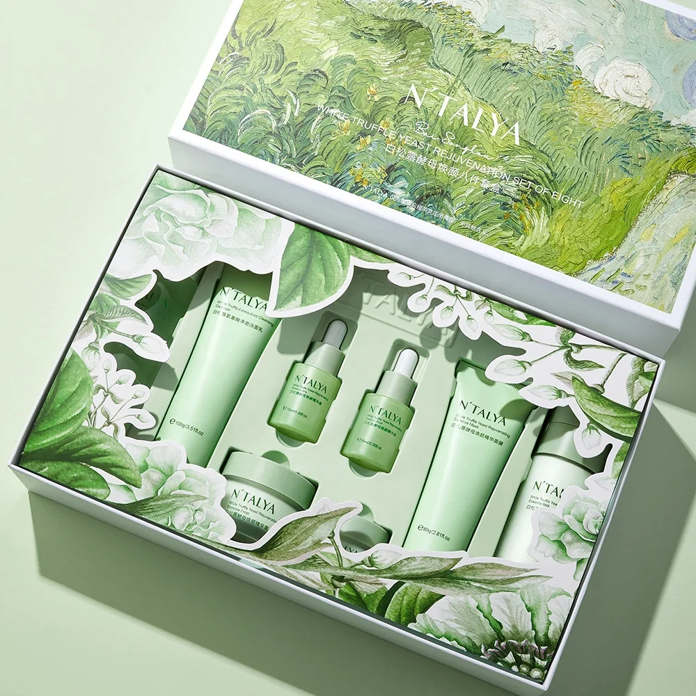 Private Label White Truffle Yeast Extract Moisturize Radiation Protection Repairing Skin Care Set For Women