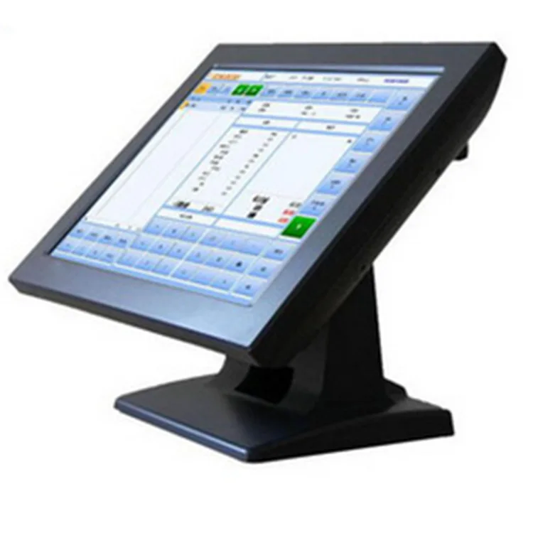 Factory 15 Inch Pos LCD TFT Touchscreen Full  Flat Hd Panel Capacitive Touch Screen Monitor