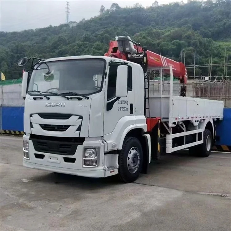 Isuzu Giga 205 л.с. 4*2 грузовой Автокран с краном 12 тонной прямой ручной буксировкой евро 6
