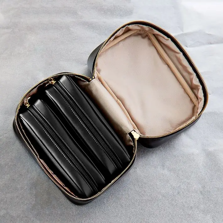 wholesale make up bag cosmetic bag set leather travel cosmetic bags cases