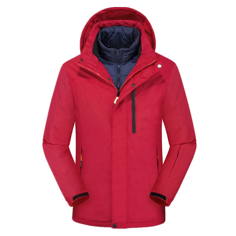 
Recycled Dupont Sorona Primaloft Padding Insulated Waterproof 3 in 1Winter Ski Snow Jacket Clothing Wear Men 