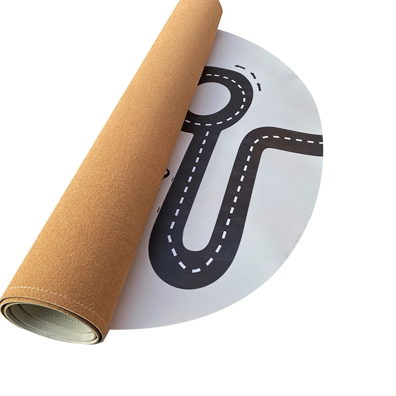 Baby car park folder large Play mat waterproof parking lot kids map rounded blanket durable playmat Educ Toy sectional