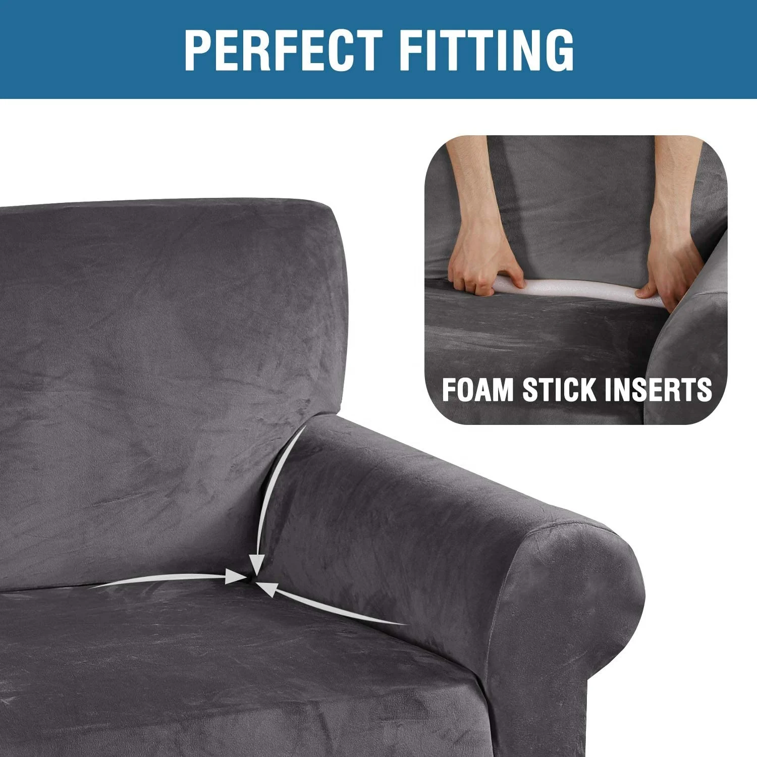 armrest cover for sofa non slip quilt plush yellow velvet fabric funda de sofas elastic anti slip sofa cover