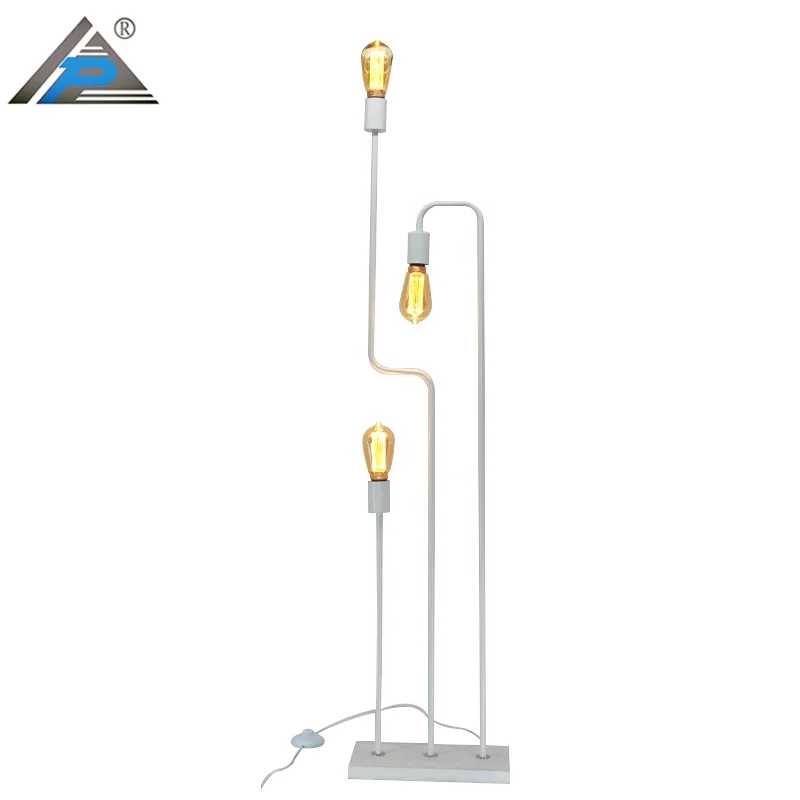 Hotel Decor Nordic Minimalist LED Standing Corner Floor Lamp Modern Silhouette Metal Floor Lighting for Bedroom Living Room