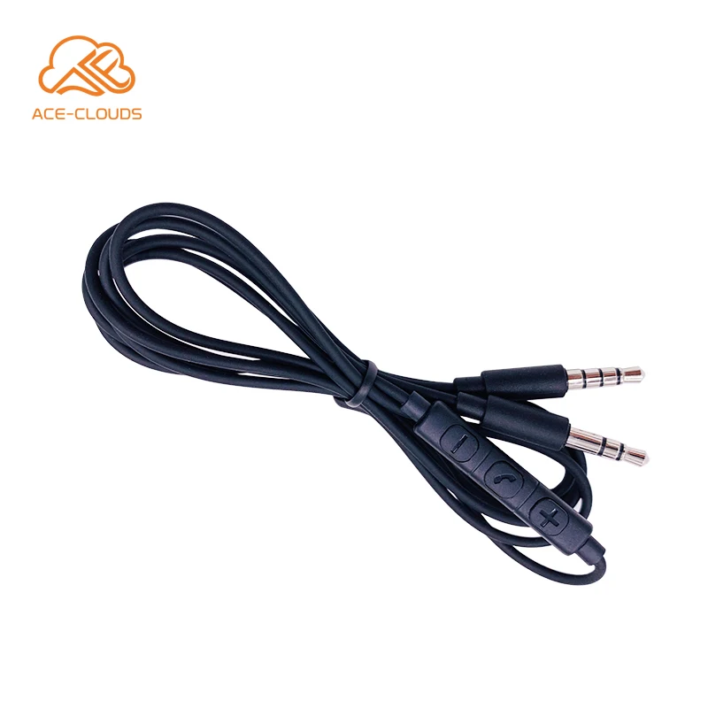 3.5mm jack Audio Cable with Mic and Volume Control for Gaming Headphones Headsets with Xbox P4P Replacement Cord